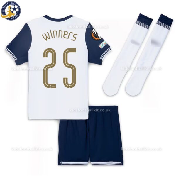Tottenham Winners 25 Home for Men and Kids Football Kit 2024/25 - Back View