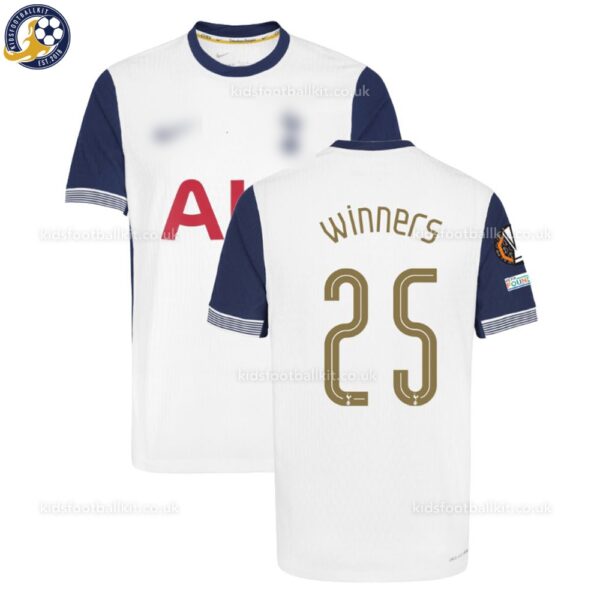 Tottenham Winners 25 Home Men Football Shirt 2024/25 - Over View