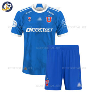 Universidad de Chile Home Kids Football Kit 2024/25 (No Socks) - Front view