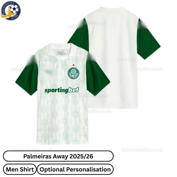 Palmeiras Away Men Football Shirt 2025_26-over view-b