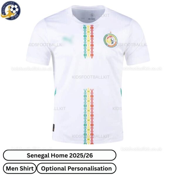 Senegal Home Men Football Shirt 2025_26-front view-b