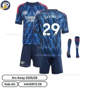ar-snl Away Kids Football Kit 2025/26 – HAVERTZ 29 - blur