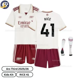 ar-snl Third Kids Football Kit 2025_26 – RICE 41 -over view with socks