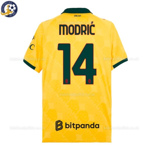 AC Milan Modric 14 Third 25 26 Men Football Shirt - back view
