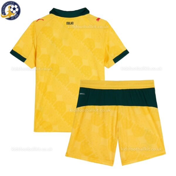 AC Milan Third 25 26 Kids Football Kit- back view
