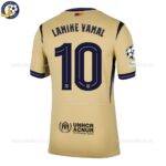 Barcelona LAMINE YAMAL 10 Away 25 26 Men Football Shirt - back view