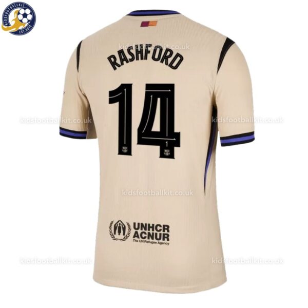 Barcelona RASHFORD 14 Away 25 26 Men Football Shirt_back view