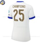 England 25/26 Home Women Football Shirt CHAMPIONS 25 - Back View