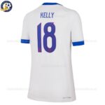 England KELLY 18 Home Women Football Shirt 25_26-back view