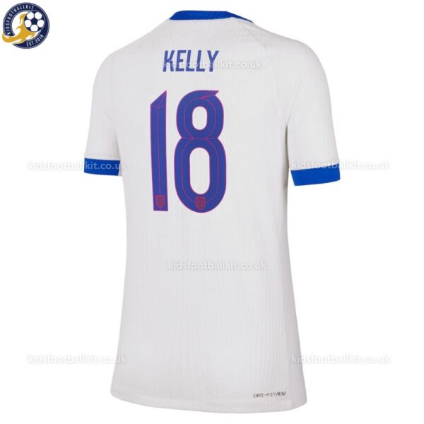 England KELLY 18 Home Women Football Shirt 25_26-back view