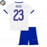 England RUSSO 23 Home Kids Football Kit 25_26_back view