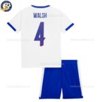 England WALSH 4 Home Kids Football Kit 25_26_back view