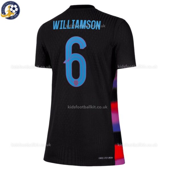 England WILLIAMSON 6 Away Women Football Shirt 25_26_back view