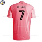 Inter Miami 25_26 DE PAUL 7 Home Men Football Shirt - Back View