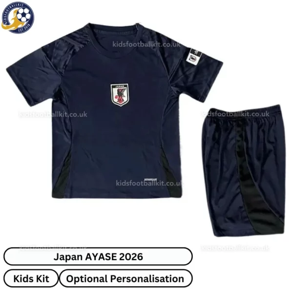 Japan AYASE Kids Football Kit 2026 - front view