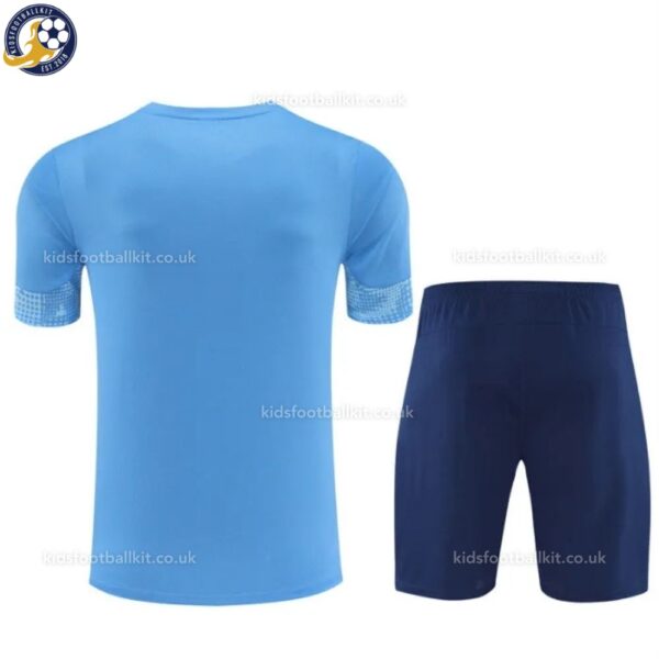 Man City Blue Training Kids Football Kit 25_26-back view