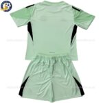Real Madrid Green Goalkeeper Kids Football Kit 25_26-over view