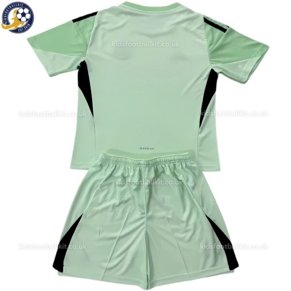 Real Madrid Green Goalkeeper Kids Football Kit 25_26-over view