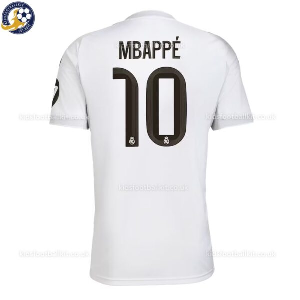 Real Madrid MBAPPÉ 10 Home Men Football Shirt 2025_26 - Back View