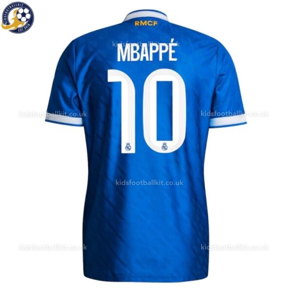Real Madrid Mbappe 10 Third 25 26 Men Football Shirt - back view