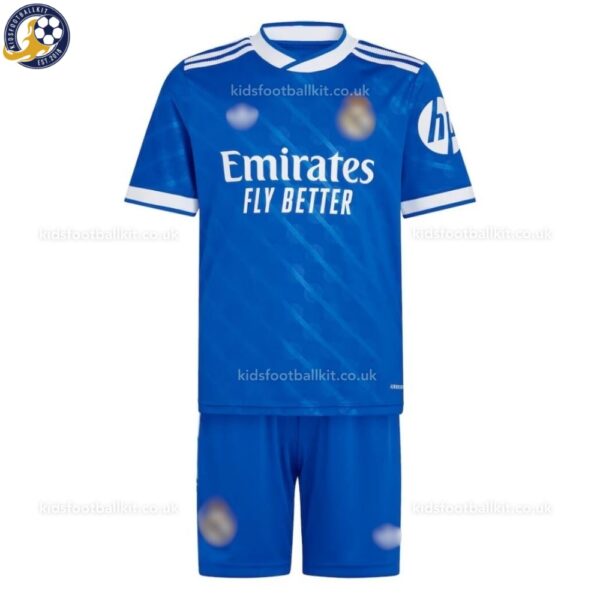 Real Madrid Third 25 26 Kids Football Kit - front view