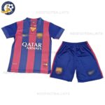 Retro Barcelona Home 2014_15 Kid Football Kit
