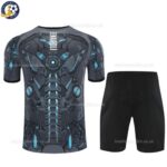SSC Napoli Gray Training Kids Football Kit 25_26-back view