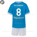 SSC Napoli McTOMINAY 8 Home Kids Football Kit 2025_26 - back View