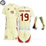 Spain-Yamal-19-Away-24-25-Kid-Football-Kit