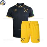 West Ham United Third 25_26 Kids Football Kit - front view
