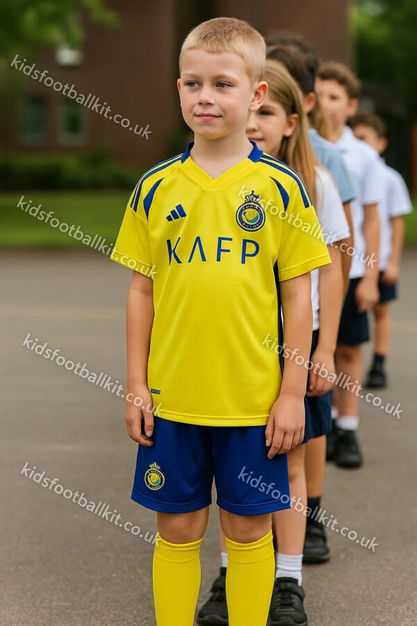 Al Nassr RONALDO 7 Home Adult Football Kit 2024/25 (With Socks) - AI Generated