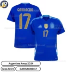 Argentina Away Men Football Shirt 2024_25 – GARNACHO 17
