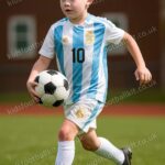 Argentina MESSI 10 Home White Short Football Kit 2024 (With Socks) - AI Generated