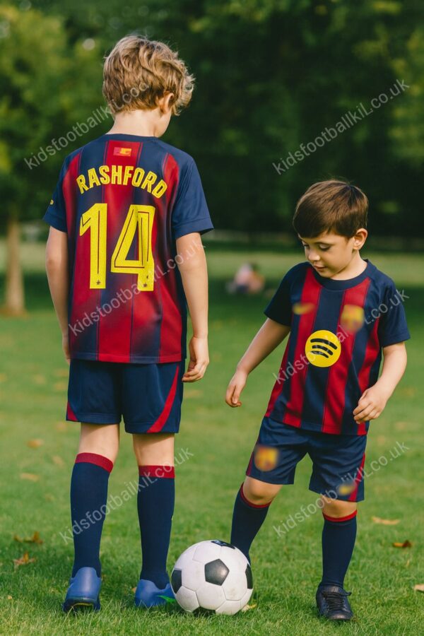 Barcelona 25/26 RASHFORD 14 Home Kids Football Kit (2)