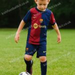Barcelona LAMINE YAMAL 19 Home Kids Football Kit 2024/25 (With Socks) - Fan Version - AI Generated