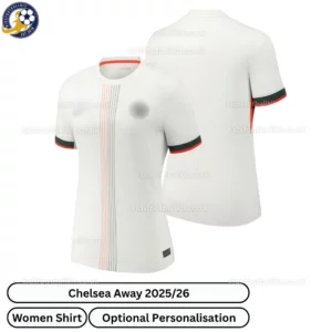 Chelsea Away Women Football Shirt 2025_26-over view -blur