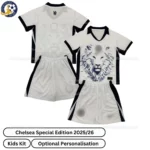 Chelsea Special Edition Kids Football Kit 2025/26 (No Socks) – White Fan Version - blur