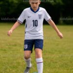 England Home Junior Football Kit 2024 BELLINGHAM 10 Printed (With Socks) - AI Generated