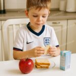 England Home Junior Football Kit 2024 KANE 9 Printed (With Socks) - AI Generated