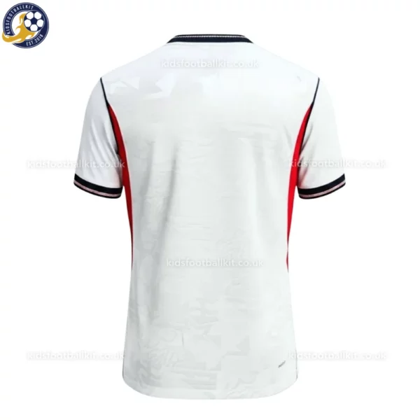 England World Cup 2026 Home Kids Football Shirt -back view