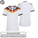 Germany World Cup 2026 women football shirt-over view