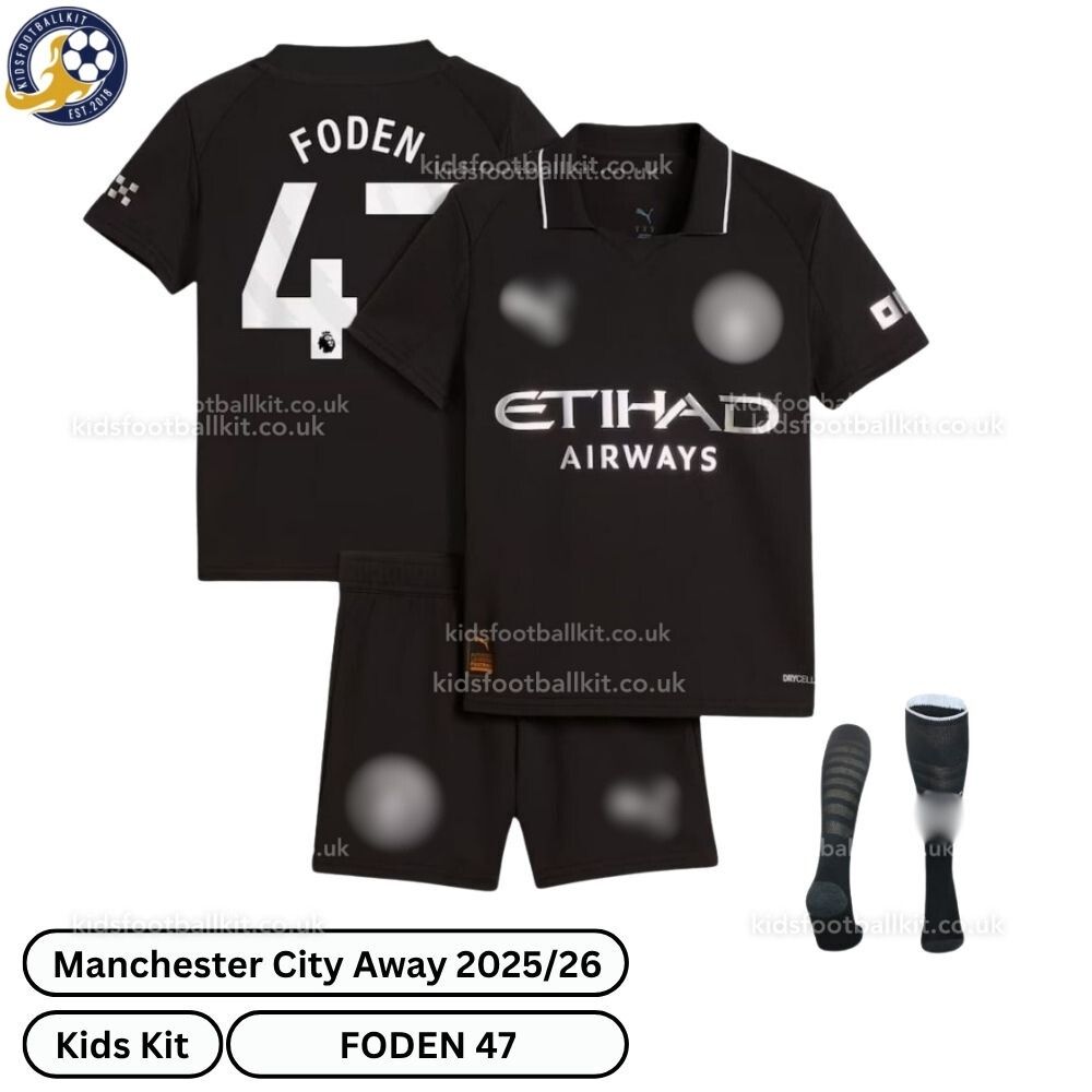 Phil Foden 47 Kids Football Kits 🎁 | Personalised Football Gift