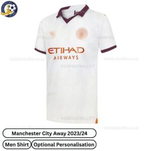 Manchester City Away Men Football Shirt 23_24-front view -blur