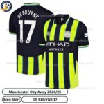 Manchester City Away Men Football Shirt 24_25-DE BRUYNE 17-over view-blur