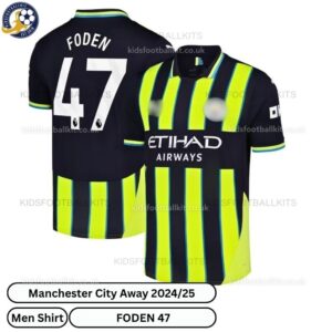 Manchester City Away Men Football Shirt 24_25-FODEN 47-over view-blur
