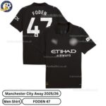 Manchester City Away Men Football Shirt 25_26-FODEN 47-over view-blur
