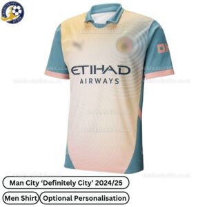 Manchester City Definitely City Men Football Shirt 24_25 -front view-blur