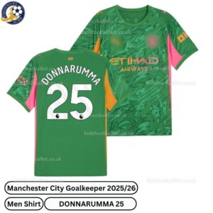 Manchester City Goalkeeper MEn Football Shirt 25_26-DONNARUMMA 25-over view-green-blur
