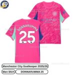 Manchester City Goalkeeper MEn Football Shirt 25_26-DONNARUMMA 25-over view-pink-blur