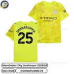 Manchester City Goalkeeper MEn Football Shirt 25_26-DONNARUMMA 25-over view-yellow-blur